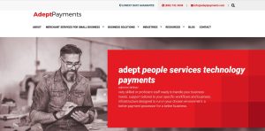 Adept Payments website