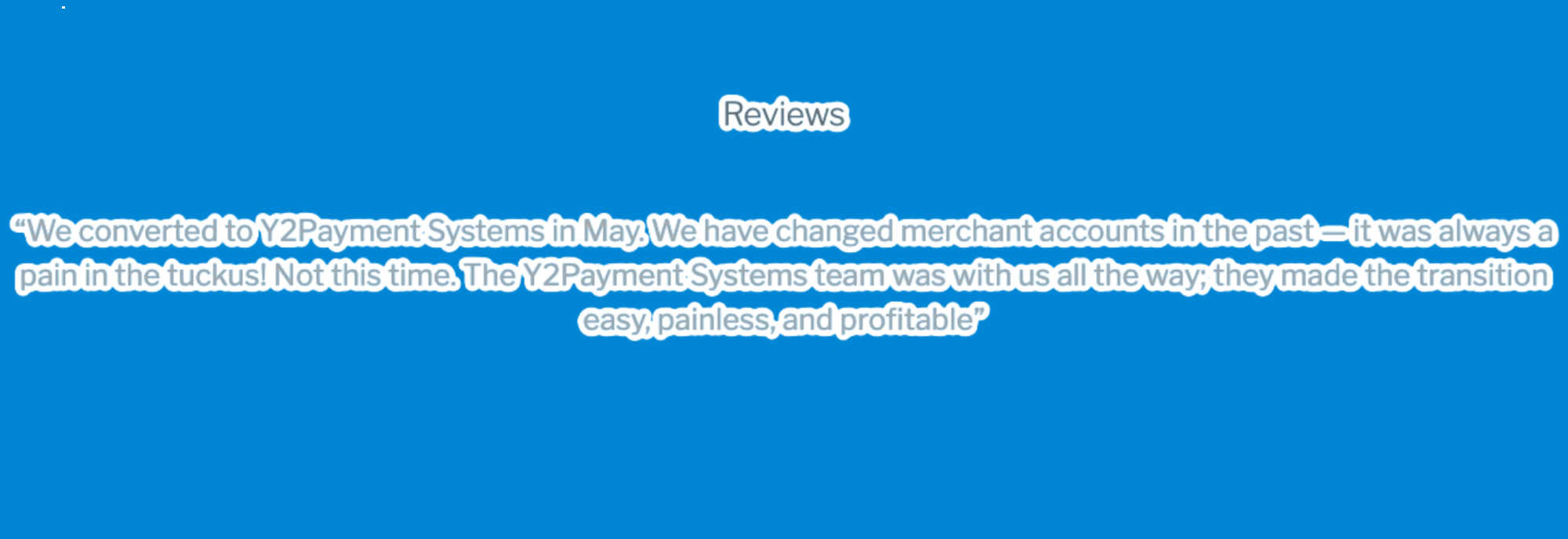 image of y2 payments customer reviews