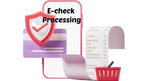 image of e check processing