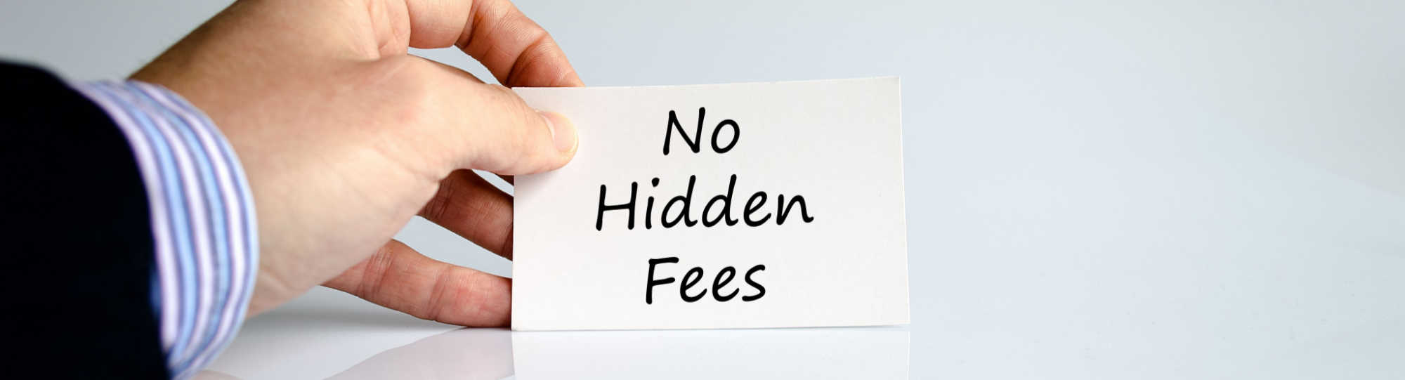 image of charge.com has no hidden fees